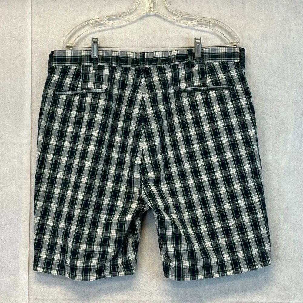 POLO RALPH LAUREN Men’s Shorts 38 Green Plaid Cotton Prospect Casual Golf Preppy